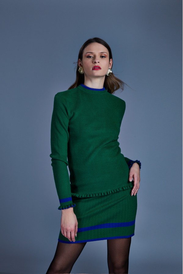 U R Ink GOYA014W2Z7 GONNE VERDE/BLU