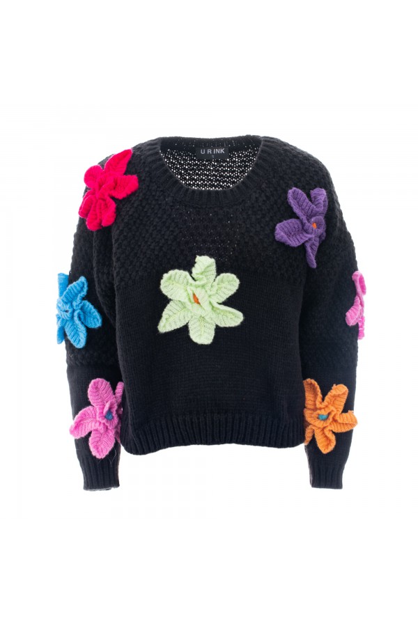 U R Ink IBIZA134W2D6 MAGLIERIA NERO