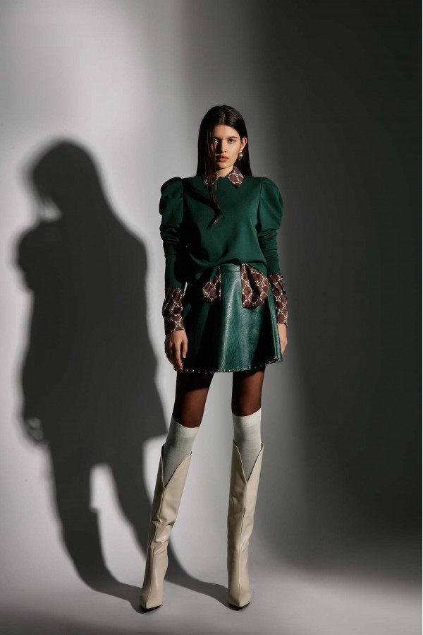 U R Ink ISOTTA194W1A8 CAMICIE E BLUSE GREEN