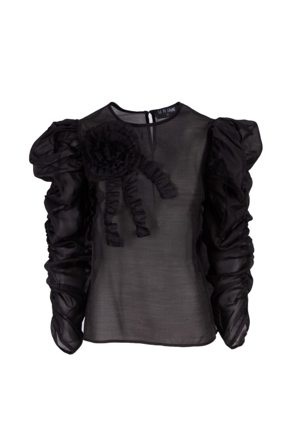 U R Ink LA SAVINA 234W4D6 CAMICIE E BLUSE NERO