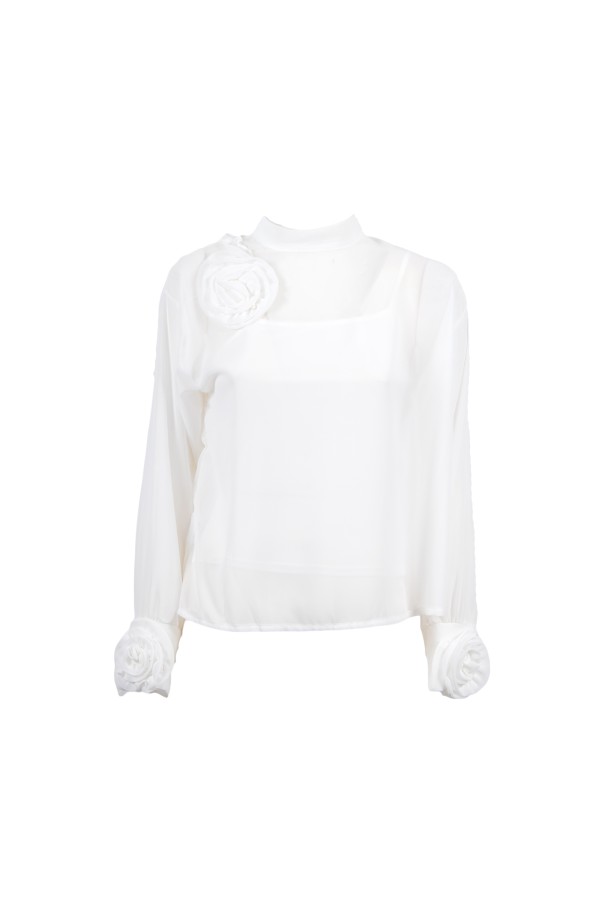 U R Ink LAS HERAS 234W4D7 CAMICIE E BLUSE BIANCO