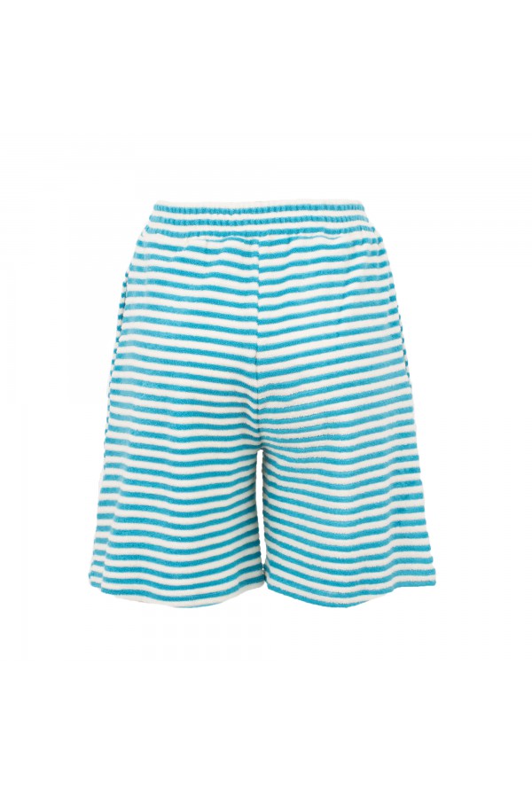 U R Ink LAS TUNAS 094S3V9 SHORTS BIANCO-CELESTE