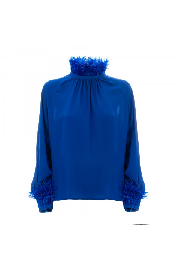 U R Ink LATINA 234W3M0 CAMICIE E BLUSE BLU