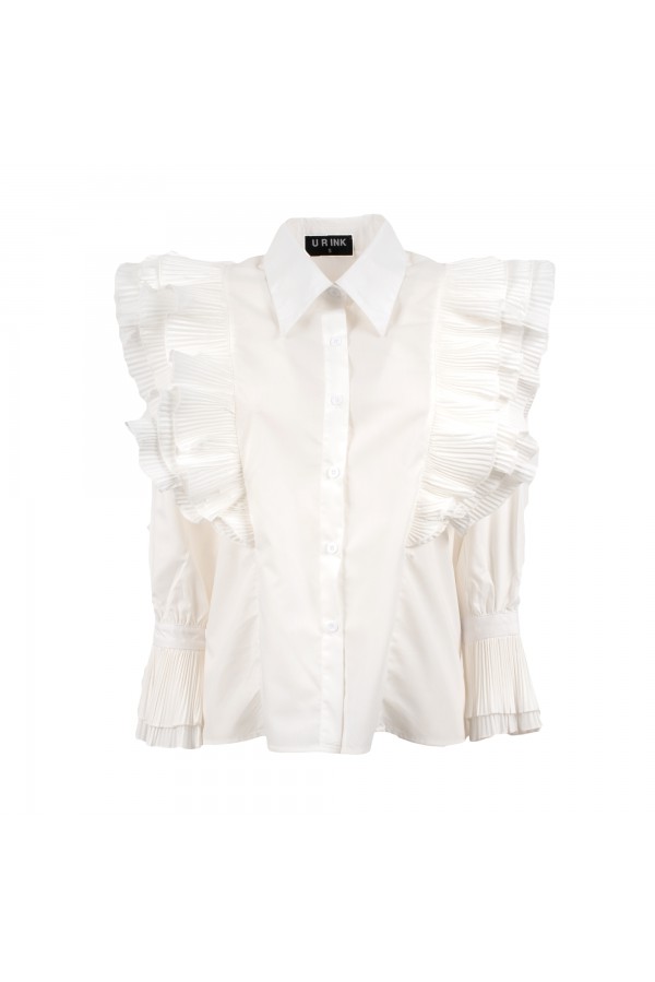 U R Ink LEPE 254W3D7 CAMICIE E BLUSE BIANCO