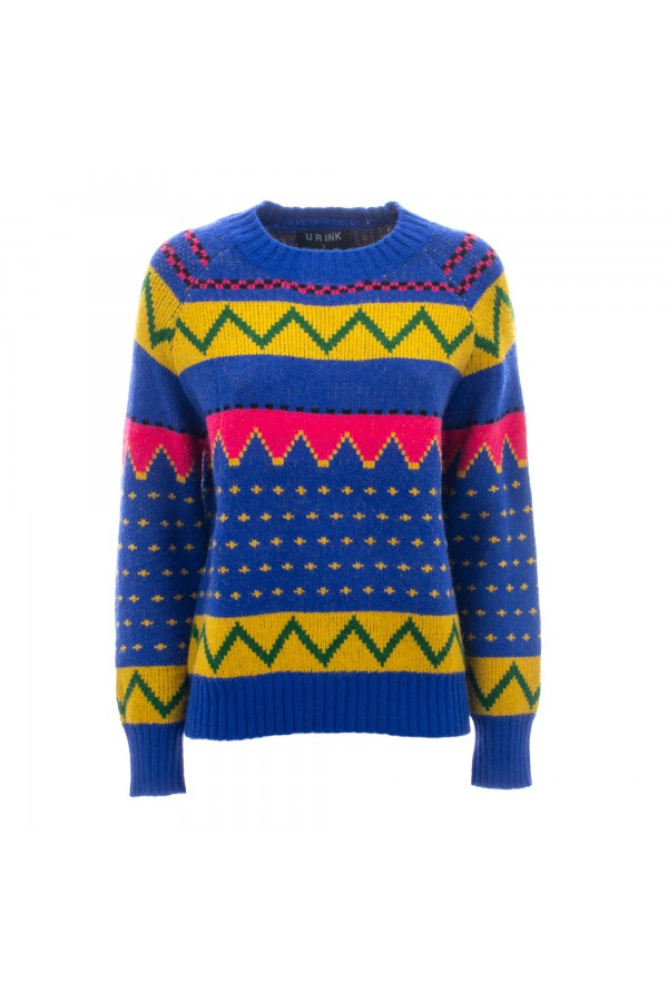 U R Ink MADRID134W2C2 MAGLIERIA MULTICOLORE