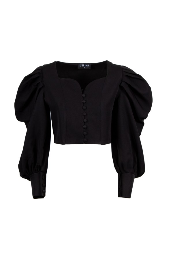 U R Ink MADRUGA 234W4D6 CAMICIE E BLUSE NERO