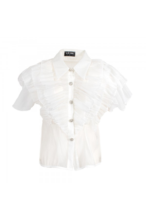 U R Ink MANICORÉ 254S4D7 CAMICIE E BLUSE BIANCO