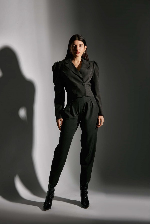 U R Ink MELANIA054W1A4 PANTALONI BLACK