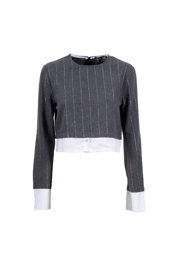 U R Ink MOA 234W42X CAMICIE E BLUSE GRIGIO