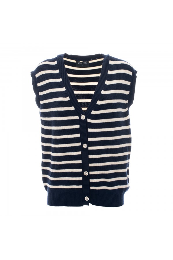 U R Ink OBERÁ134W23A MAGLIERIA BLU/BIANCO