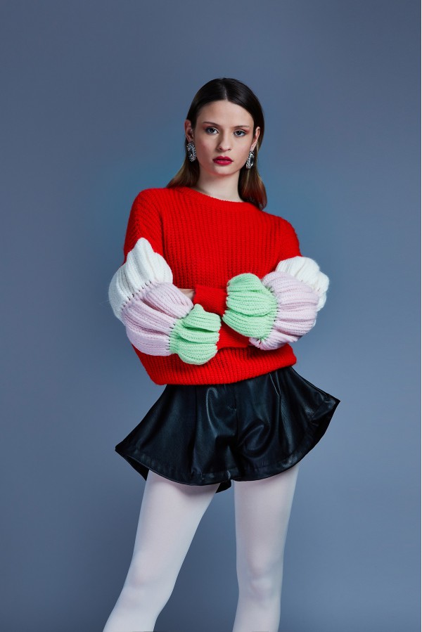 U R Ink OIHANE094W2D6 SHORTS NERO