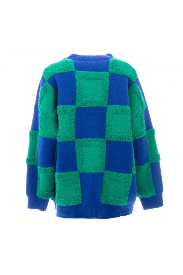 U R Ink PAMPLONA134W2Z7 MAGLIERIA VERDE/BLU