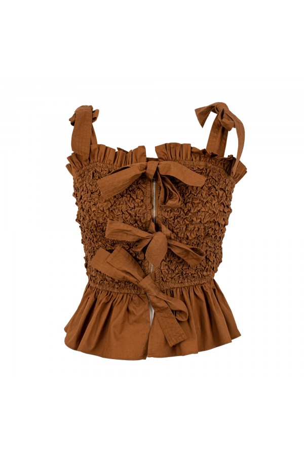 U R Ink PARANÁ124S3G6 TOP E BODY MARRONE