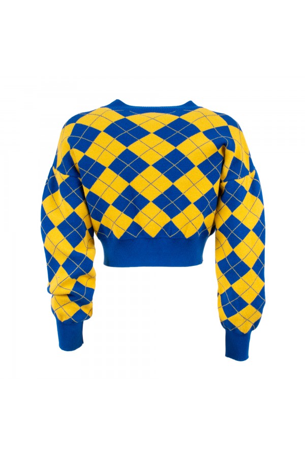 U R Ink PELOTAS 134W3J1 MAGLIERIA BLU-GIALLO