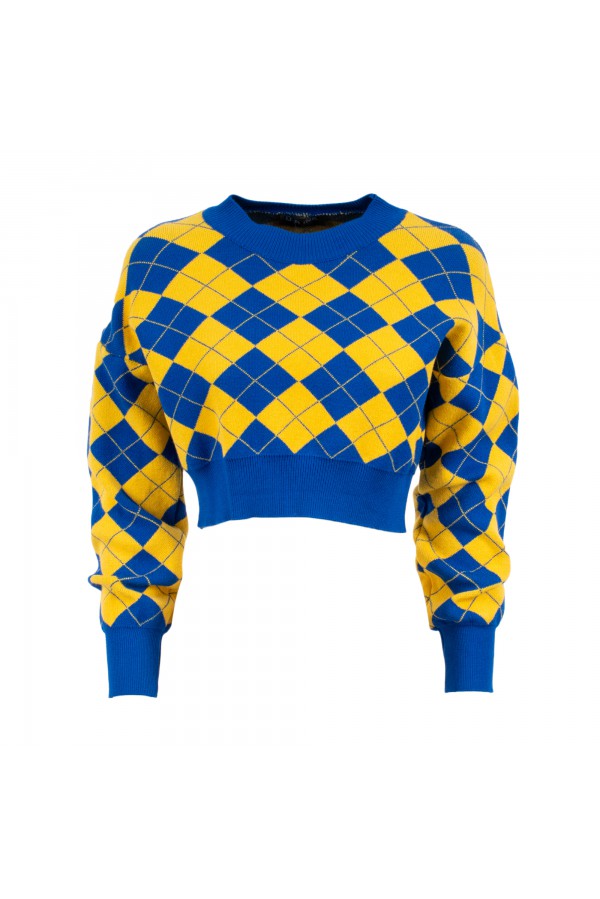 U R Ink PELOTAS 134W3J1 MAGLIERIA BLU-GIALLO