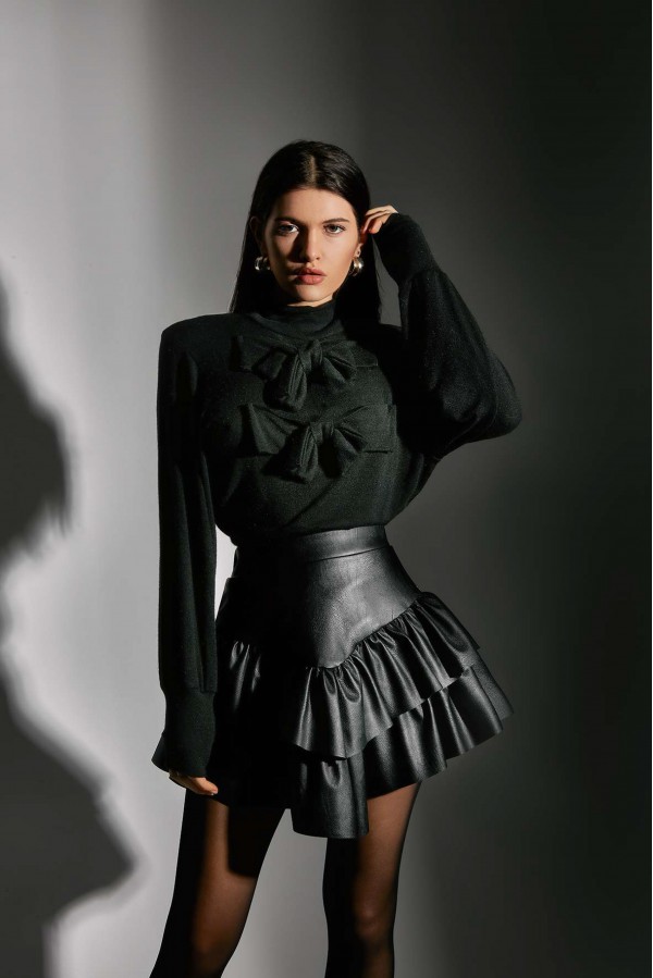 U R Ink PENELOPE024W1A4 GONNE BLACK