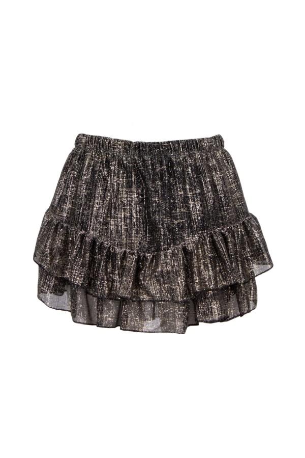 U R Ink SALADERO 014W40Y GONNE NERO-ORO