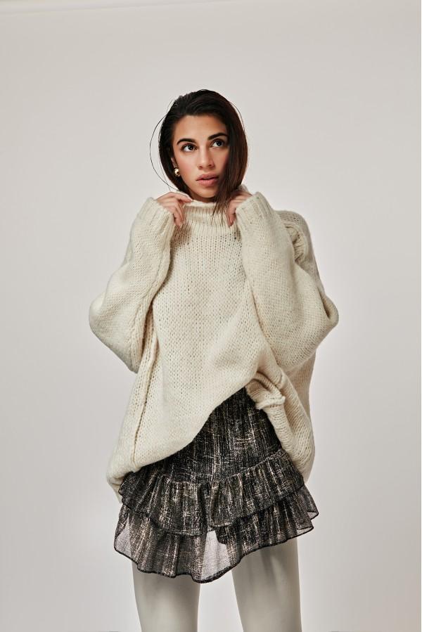 U R Ink SALADERO 014W40Y GONNE NERO-ORO