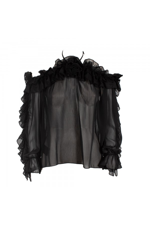 U R Ink SAN ISIDRO 234S4D6 CAMICIE E BLUSE NERO