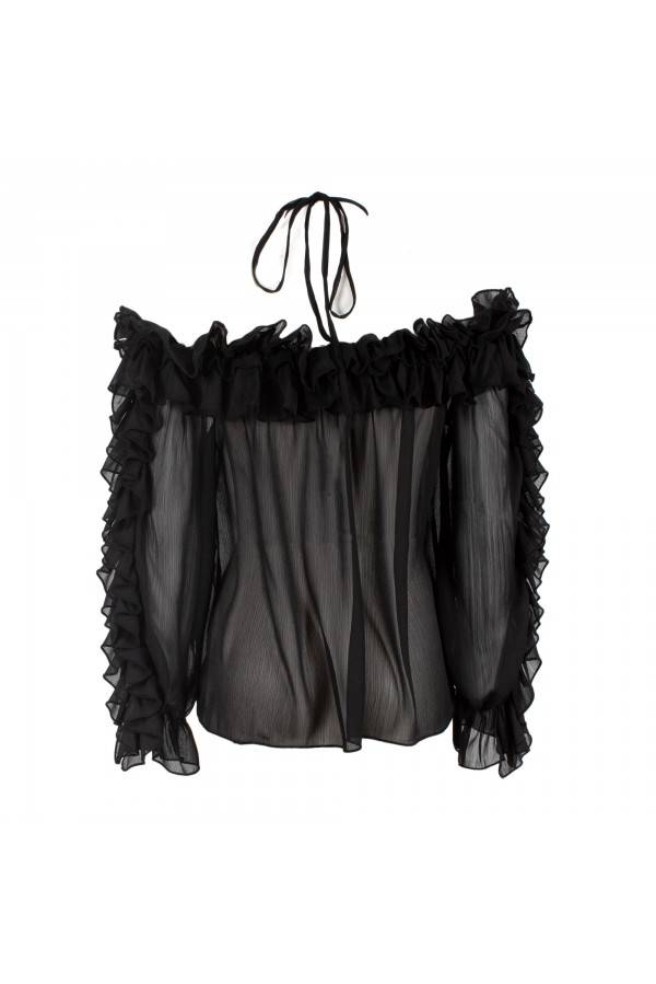 U R Ink SAN ISIDRO 234S4D6 CAMICIE E BLUSE NERO