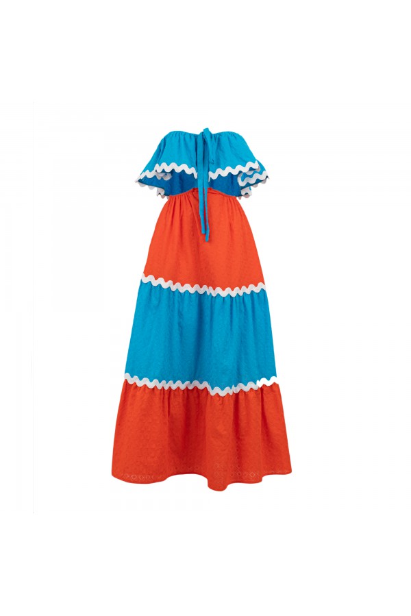 U R Ink SAN MIGUEL 114S38F ABITI AZZURRO/ARANCIO