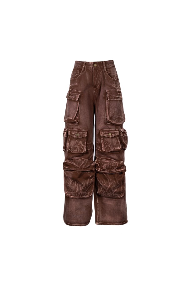 U R Ink SANT JOAN 244W430 PANTALONI CAFFÉ