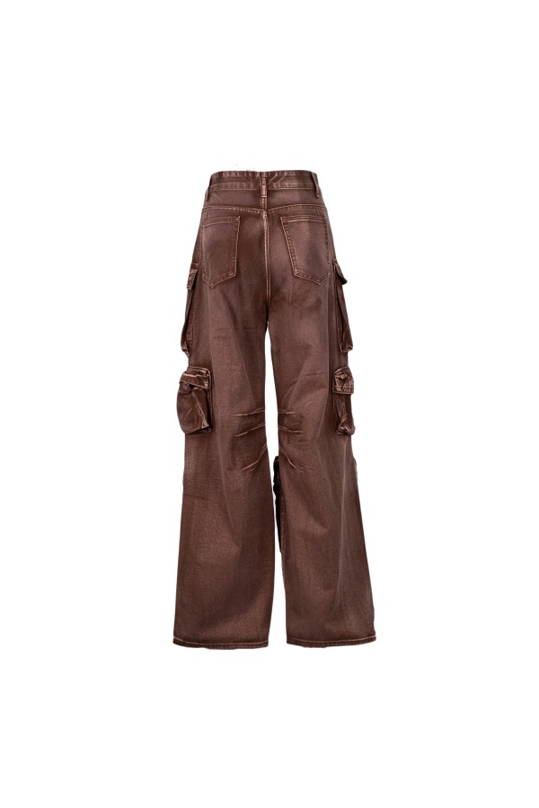 U R Ink SANT JOAN 244W430 PANTALONI CAFFÉ