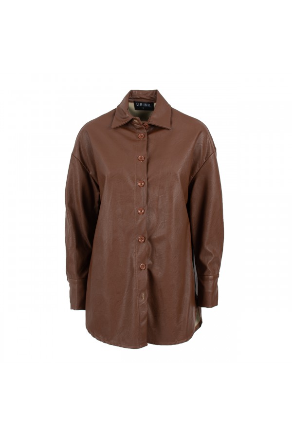 U R Ink SIMONA044W1E4 CAMICIE E BLUSE TOBACCO