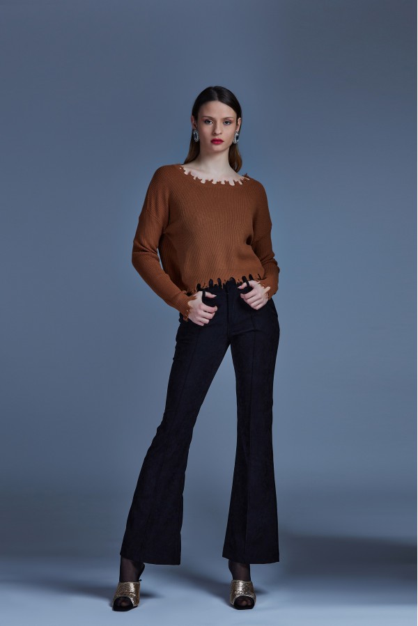 U R Ink SINTRA244W2D6 PANTALONI NERO