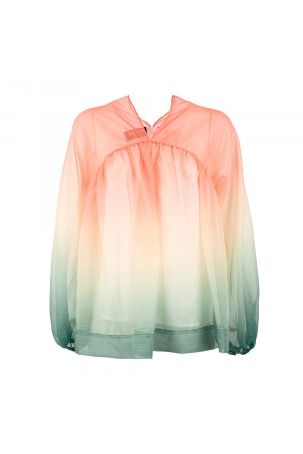 U R Ink SUCRE234S39F CAMICIE E BLUSE ROSA-VERDE