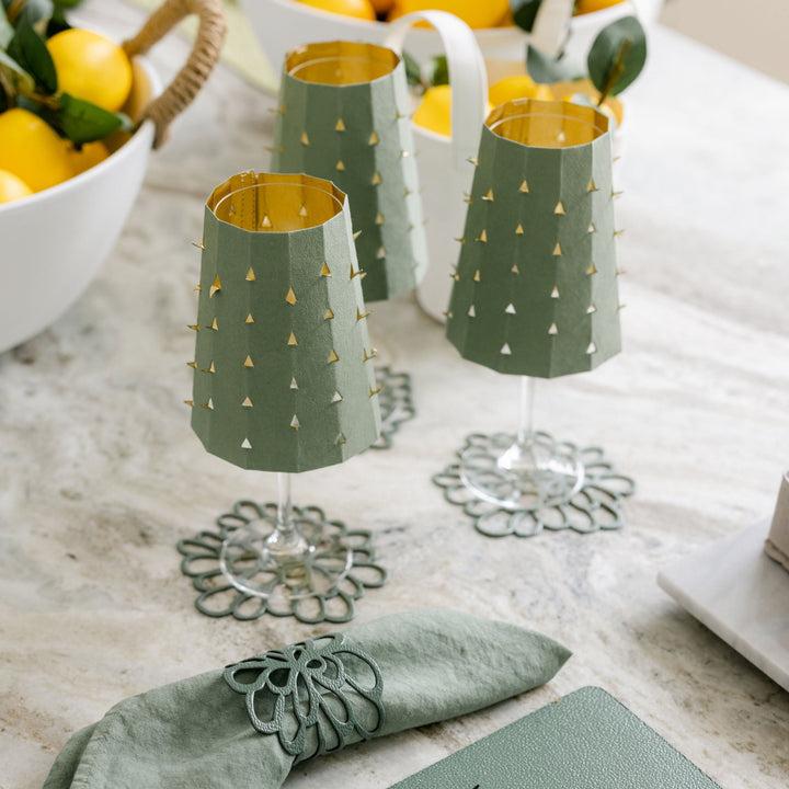 Uashmama Uashmama Lampshade For Wine Glass With Tealight | Wineshade – Uashmama UK