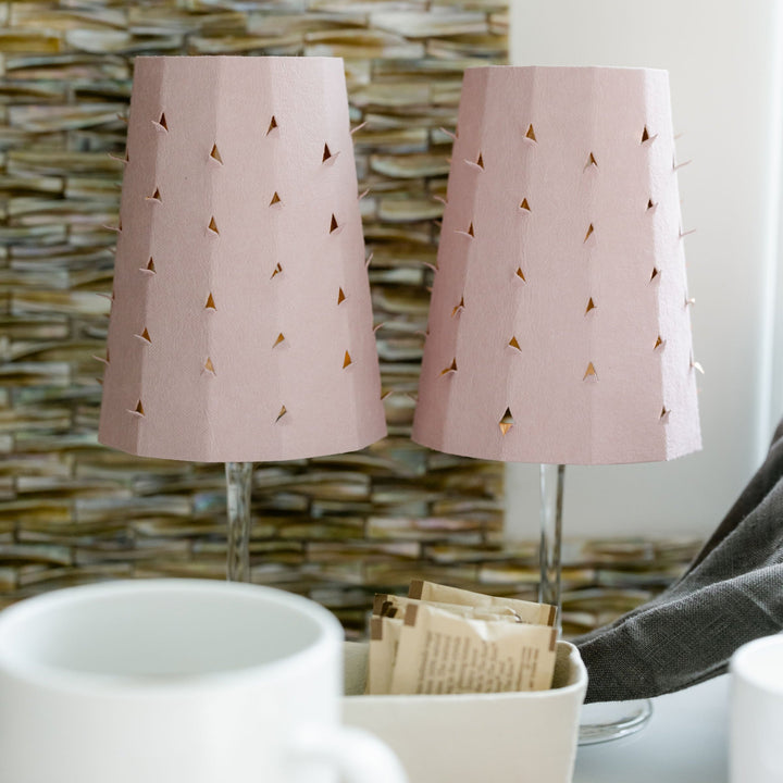 Uashmama Uashmama Lampshade For Wine Glass With Tealight | Wineshade – Uashmama UK