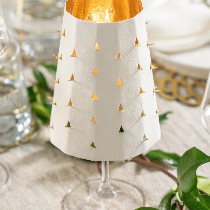 Uashmama Uashmama Lampshade For Wine Glass With Tealight | Wineshade – Uashmama UK