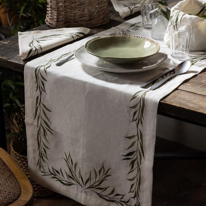 Uashmama OLIVE TABLE RUNNER – Uashmama UK