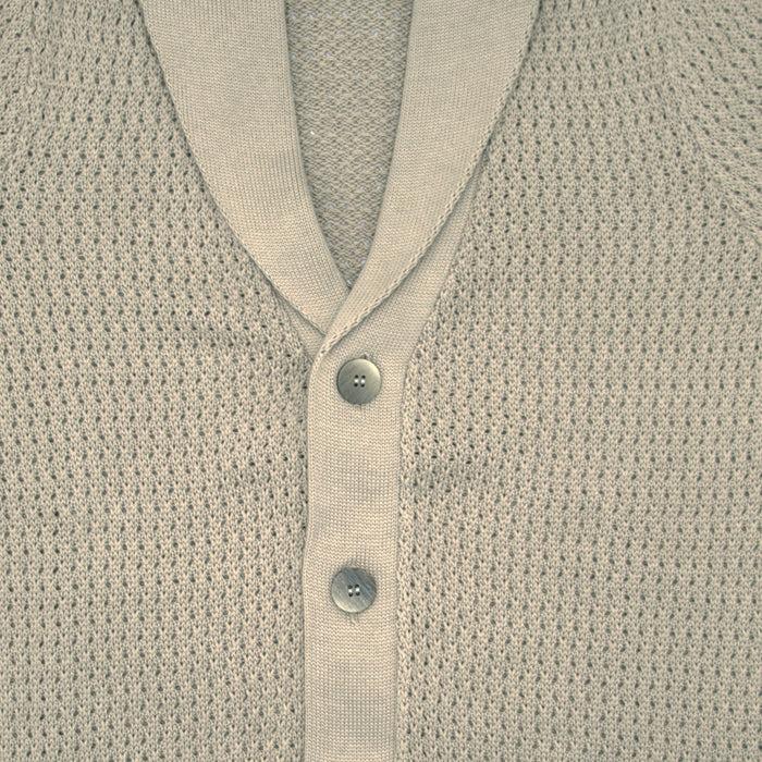 Ulturale Cardigan Beige Uomo Con Collo A Scialle – Ulturale