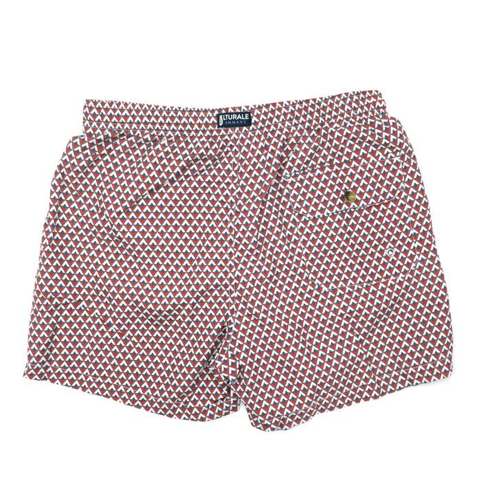 Ulturale Costume Con Pattern Rombi Rosso Bianco E Blu – Ulturale