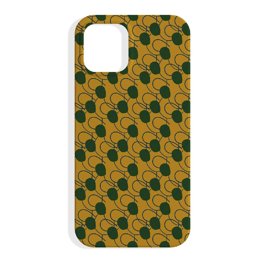 Ulturale Cover senape con pattern astratto