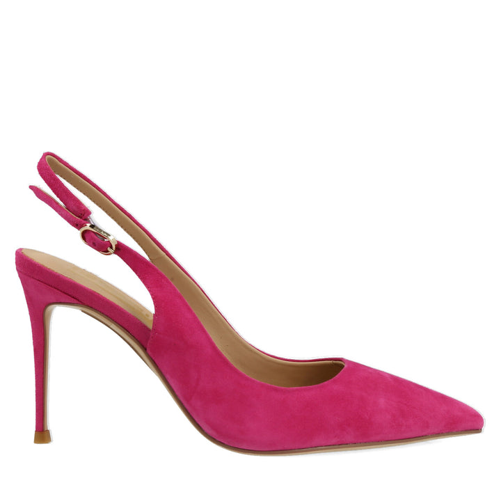 Uma Parker Chanel in Camoscio Fuxia