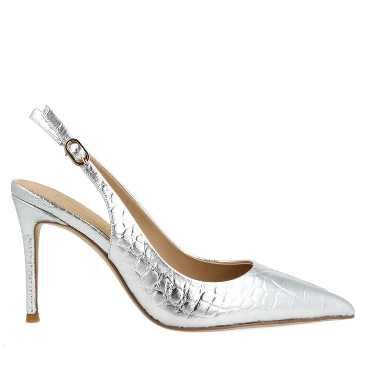 Uma Parker Chanel in Cocco Argento