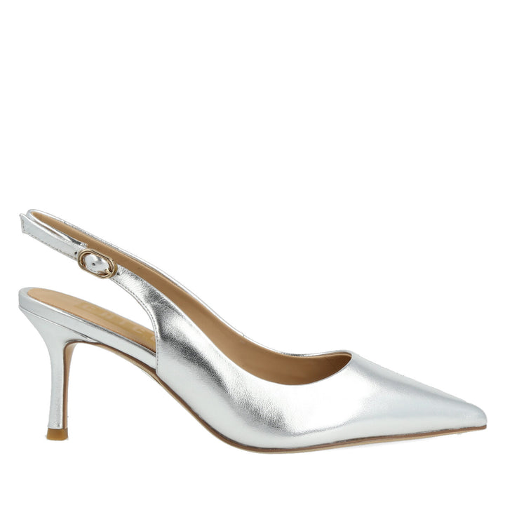 Uma Parker Chanel in Nappa Metal Argento