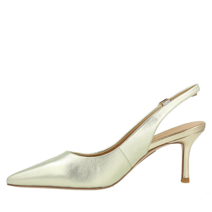 Uma Parker Chanel In Nappa Metal Platino