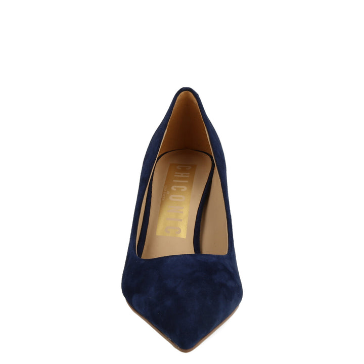 Uma Parker Decollete In Camoscio Blu