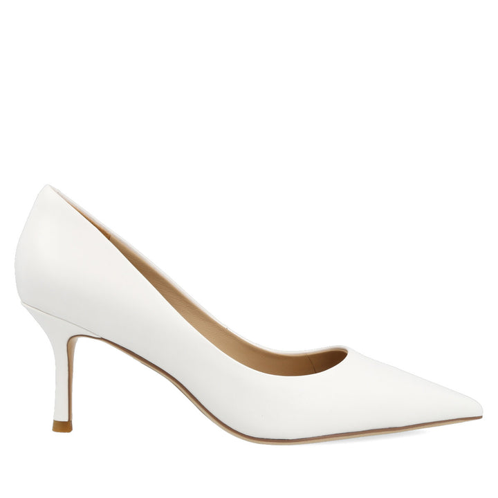 Uma Parker Decolleté in Nappa Bianco