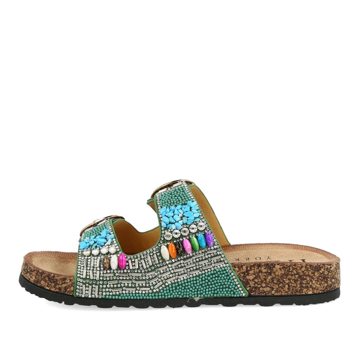 Uma Parker Sandali Doppia Fibbia Green 10.01.24PGR