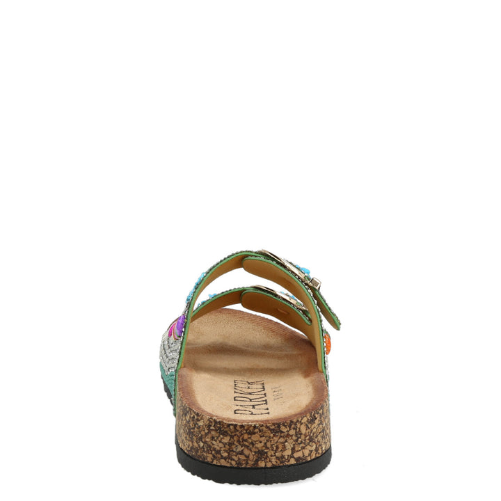 Uma Parker Sandali Doppia Fibbia Green 10.01.24PGR