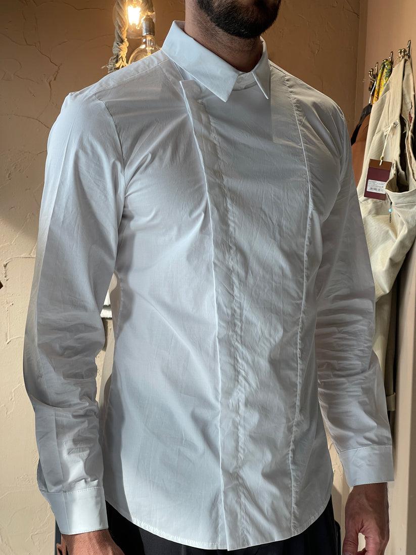 Underground Couture Camicia Parigi Bianca Doppia Chiusura