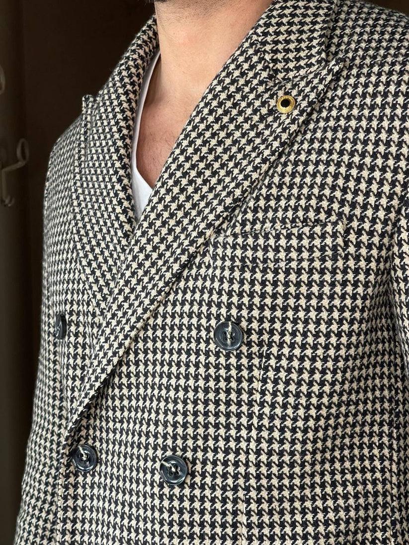 Underground Couture Cappotto Doppio Petto Pied-Pouo