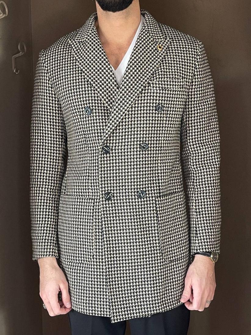 Underground Couture Cappotto Doppio Petto Pied-Pouo