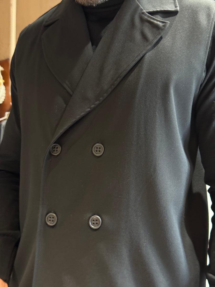 Underground Couture Giacca Smanicata Doppio Petto Nera