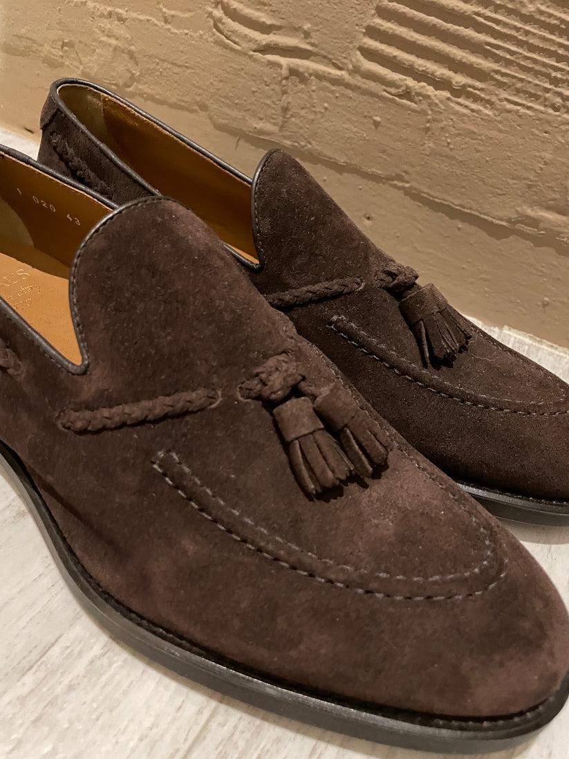 Underground Couture Mocassino Testa Di Moro Camoscio